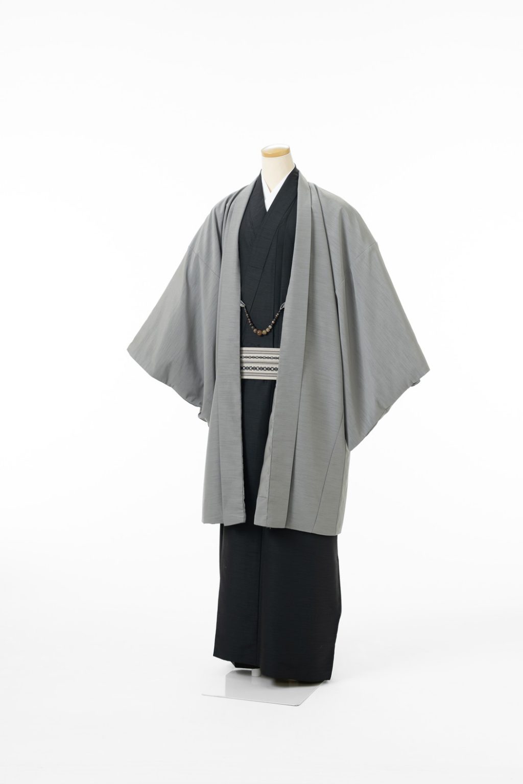 【6】男性着物　大きめ　２サイズ有り　化繊