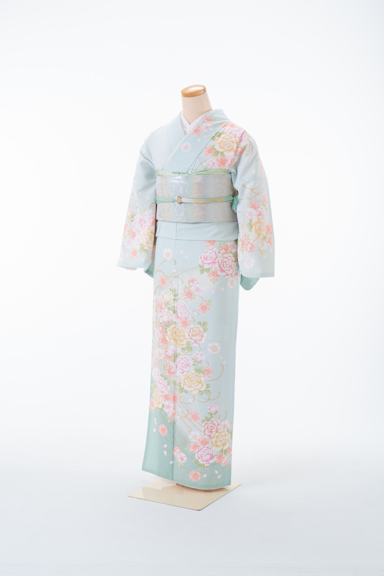 【22】訪問着　新作（化繊）