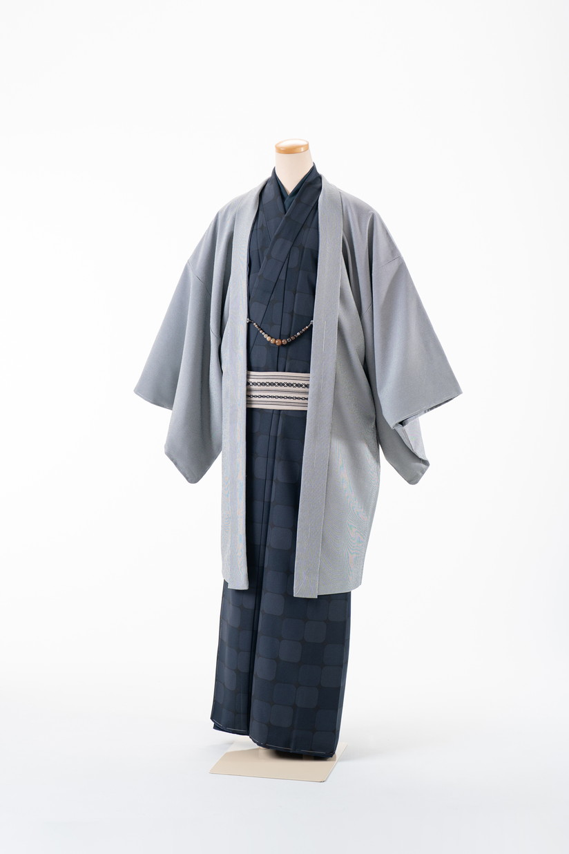 【8】男性着物　新作　　※180㎝位の方向け