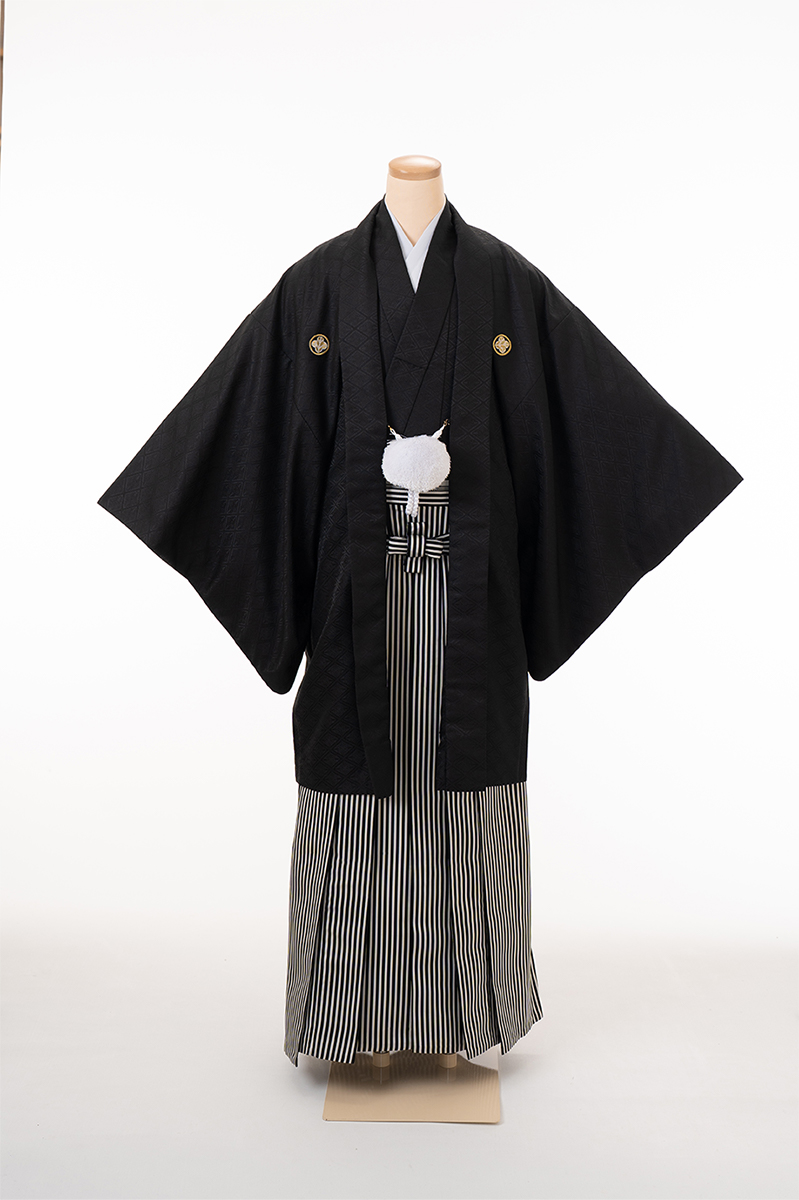 【20】男性着物　紋付袴　※175㎝前後の方へ