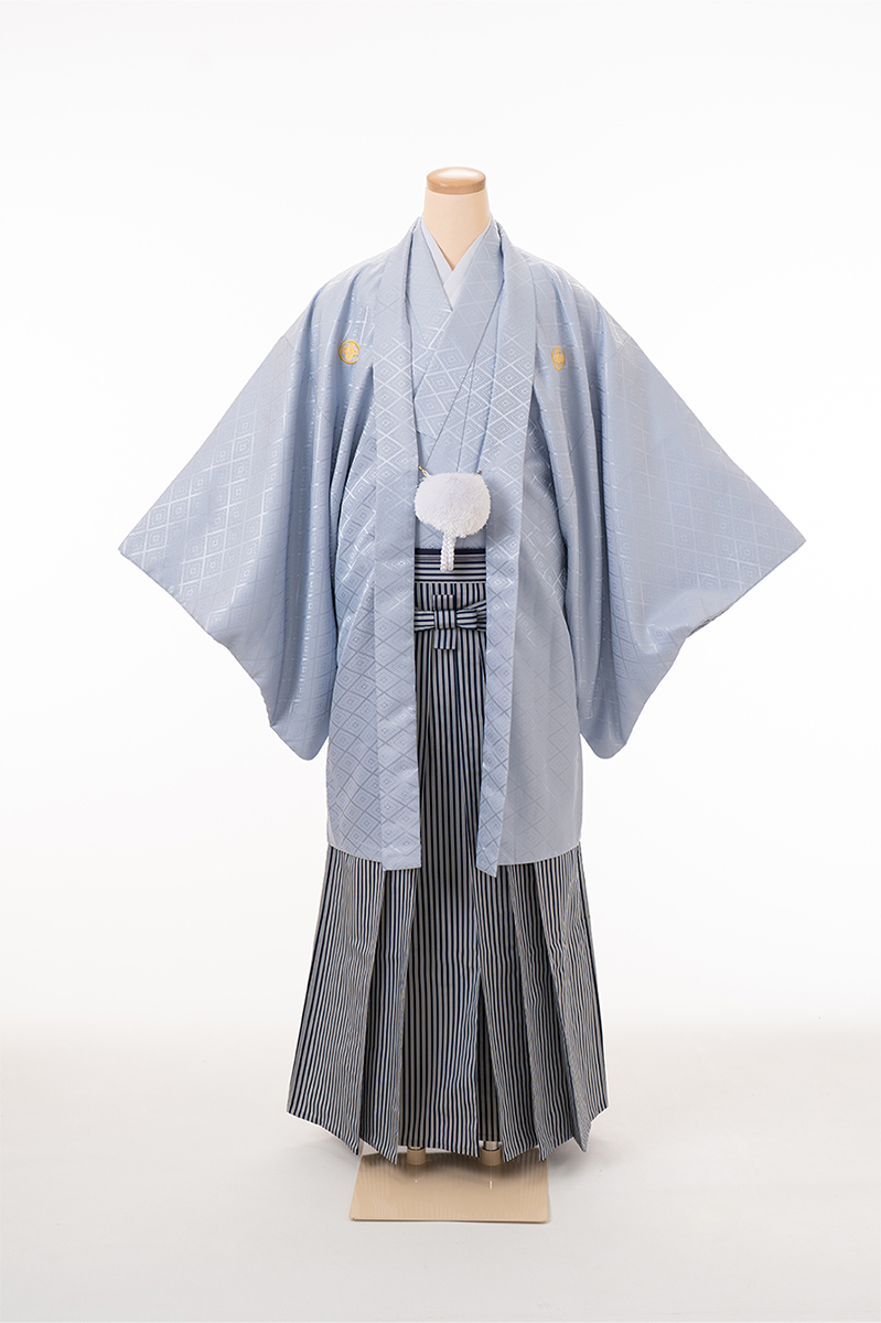【22】男性着物　紋付袴　※175㎝前後の方へ