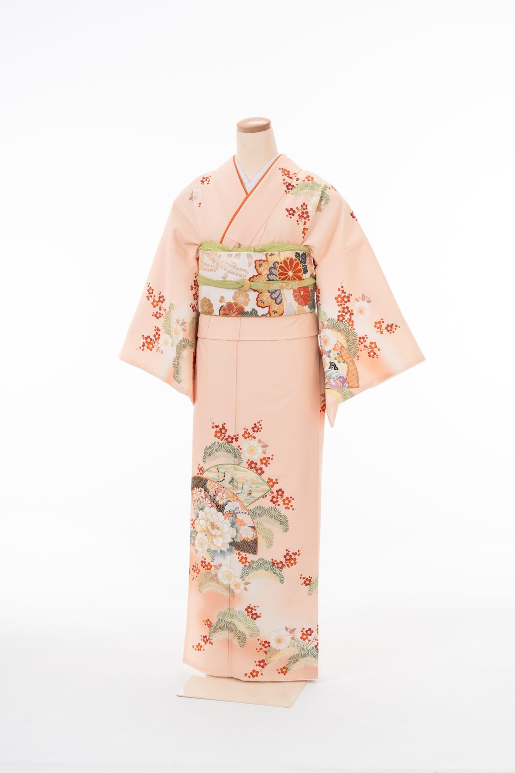 【35】訪問着　新作（化繊）