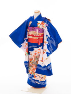 【47】7歳女の子　アンティーク着物