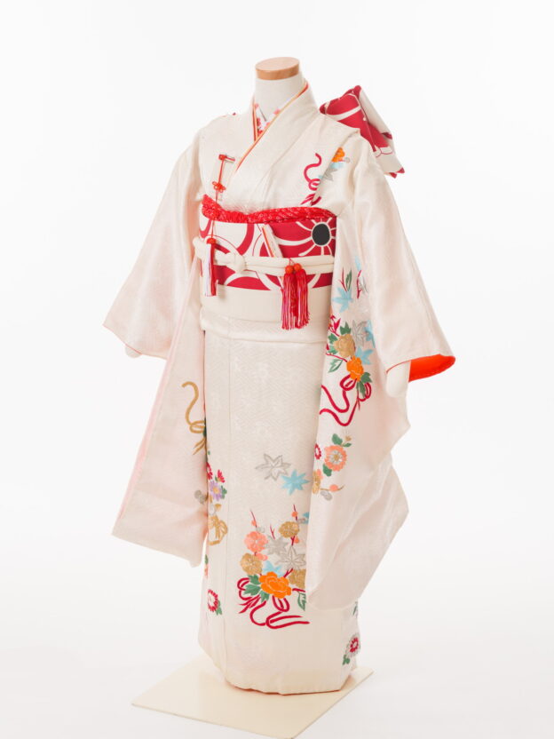 ☆【48】7歳女の子　アンティーク着物　＋3000円