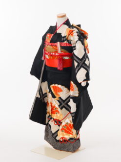 ☆【50】7歳女の子　アンティーク着物　＋5000円　※少し大きめ