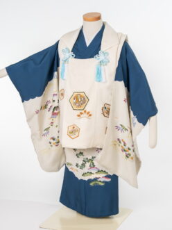 ☆【18】3歳男の子　アンティーク着物　＋3000円